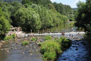 Rzeka Wisa (500m)