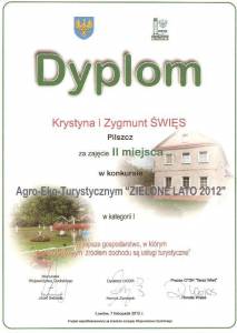 Dyplom - "Zielone Lato"