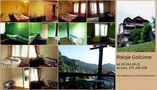 Pokoje gocinne do wynajcia Szczawnica Pieniny 