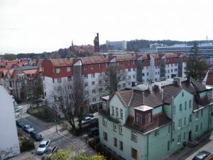widok z balkonu