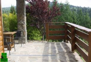 Apartament Zielony Widok - noclegi Bieszczady - taras