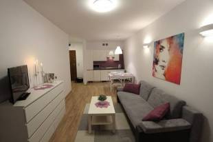 Apartament Solna B307 salon z aneksem kuchennym